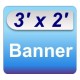 3' x 2' Banner