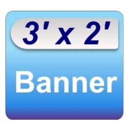 3' x 2' Banner